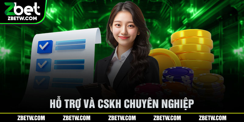 Hỗ trợ và CSKH chuyên nghiệp