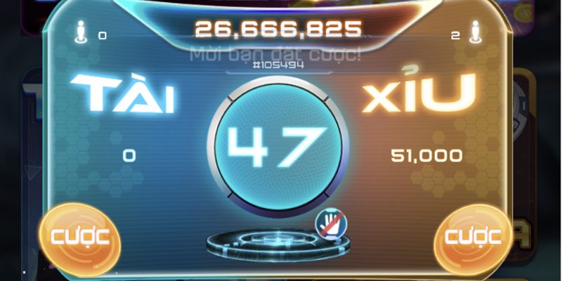 Cửa cược chính game Tài Xỉu